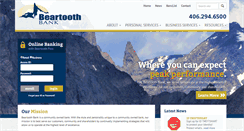 Desktop Screenshot of beartoothbank.com